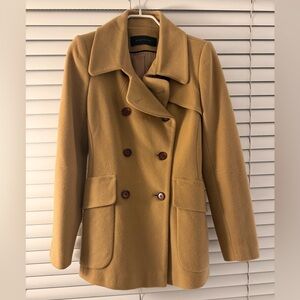 Elie Tahari Wool Double-Breasted Coat